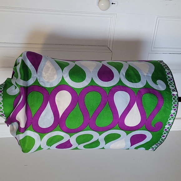 Sally Gee vintage 60's silk scarf hippy chic boho - Picture 6 of 8